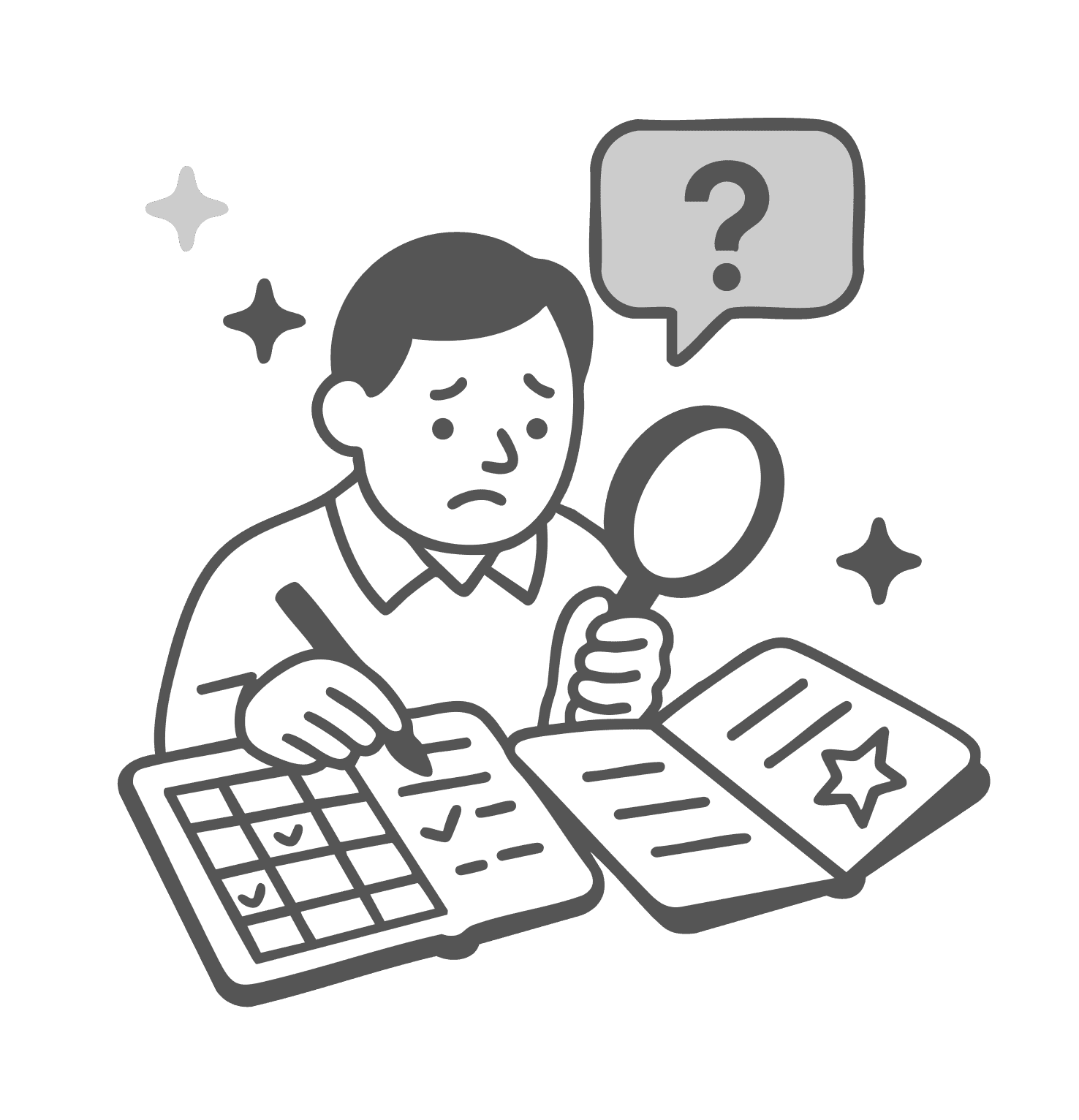 관리형 독서실 도입 전 문제점 - 수기로 기록하던 상벌점 내역
